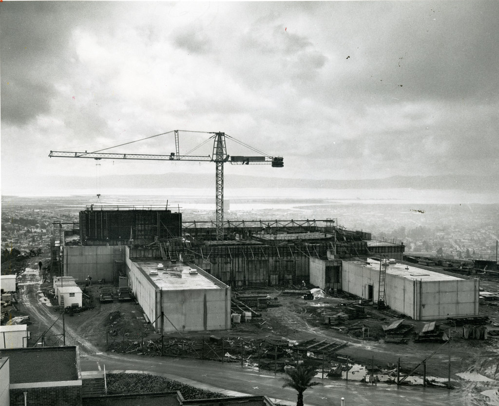 Construction of the Oakland California Temple.